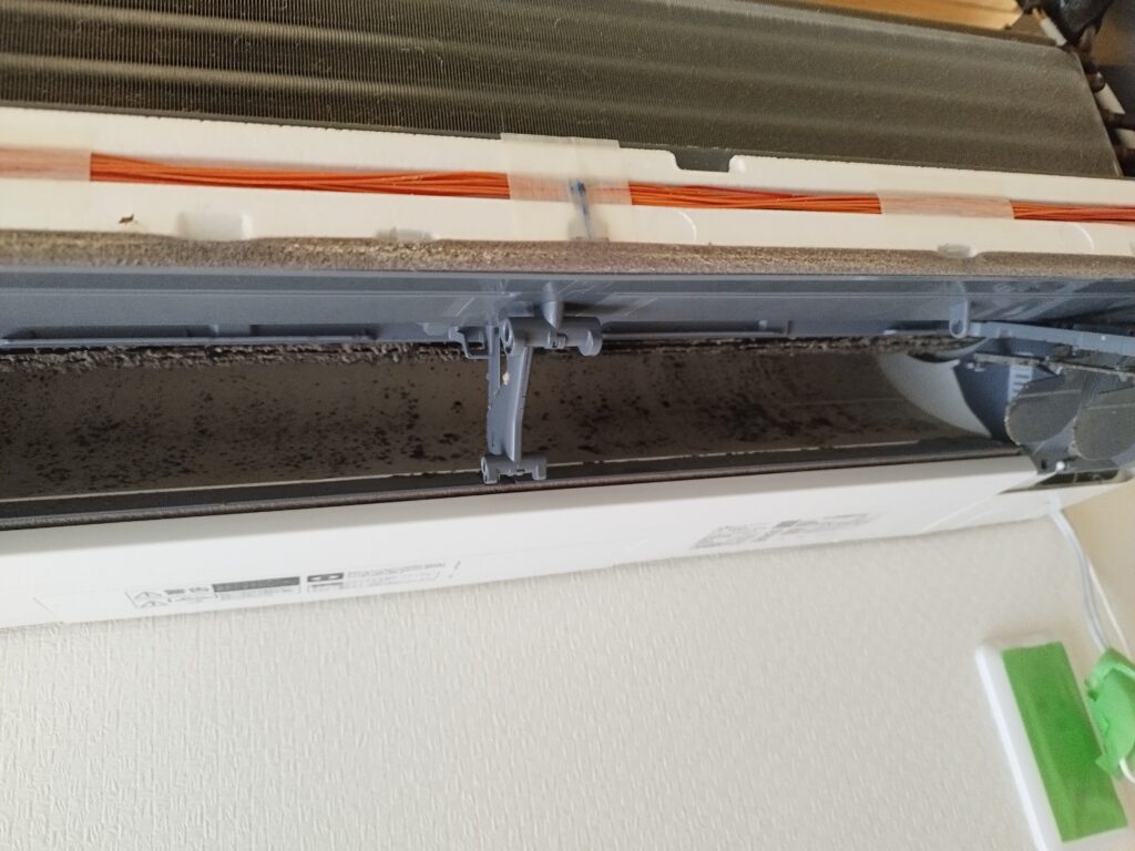 洗浄前の様子。