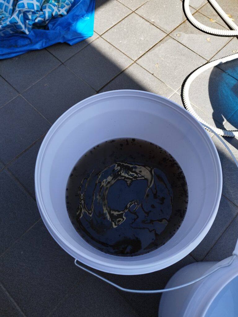 これだけの汚れが、出てきました!