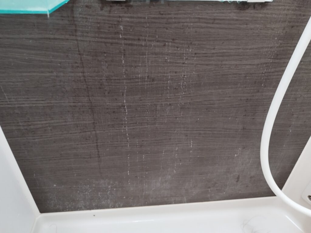 水垢・石鹸カスの汚れ。