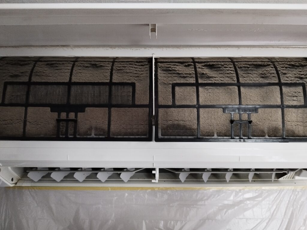 埃がビッシリ！